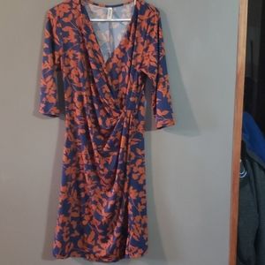 24 Seven 3/4 length sleeve Size L NWOT